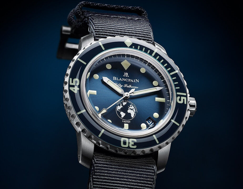 Blancpain-FiftyFathoms-Ocean-Commitment Water Resistant Ratings of Watches